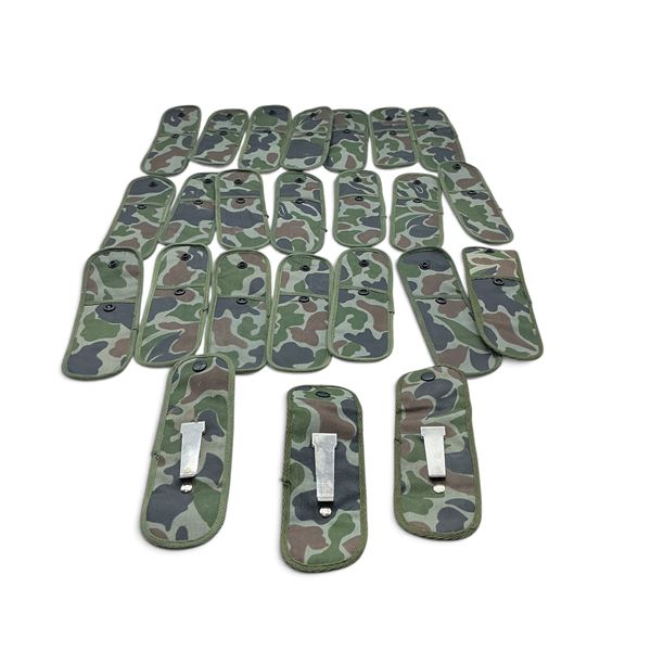 Small Pouches with Pocket Clip in Camo X 24 Qty
