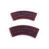 Image 1 : Royal Canadian Ordnance Corps Shoulder Flashes x 2