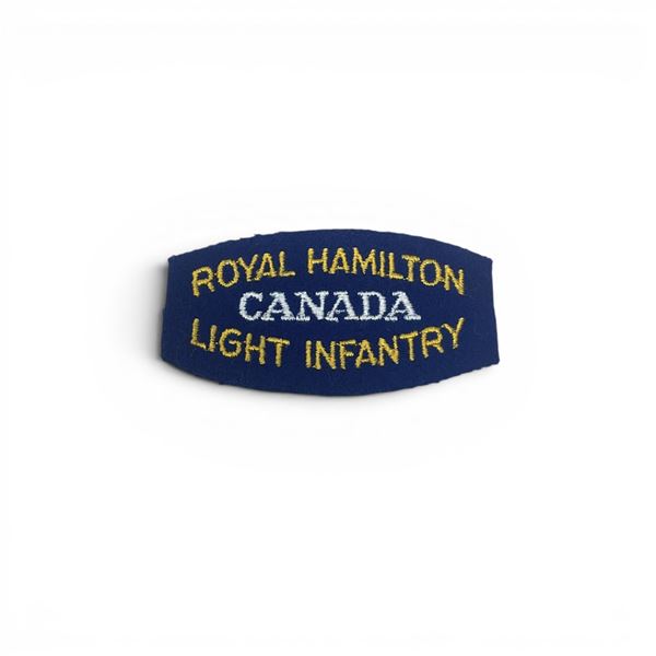 Royal Hamilton Light Infantry Shoulder Flash X 2