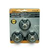 Image 1 : Axiom XDL3 Disk Locks, 3 Pack, New