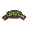 Image 1 : Queen's Own Cameron Highlanders Shoulder Flash