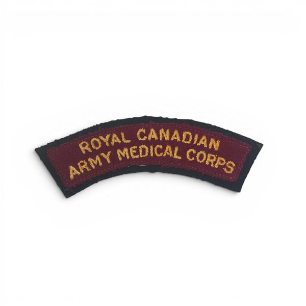 Royal Canadian Army Medical Corps Shoulder Flash