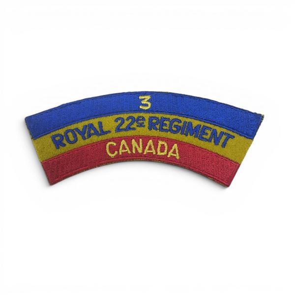 Third Battalion Royal 22nd Regiment Shoulder Flash