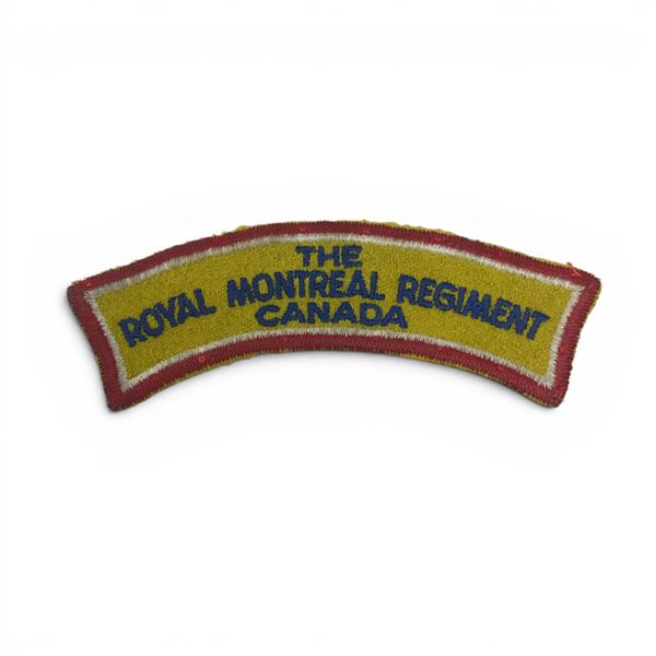 Royal Montreal Regiment Shoulder Flash