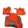 Image 1 : Huntshield Vest in Hunter Orange/ Tan Size XL, Remington and Yukon Gear Orange Vests, OS