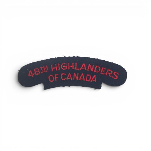 48th Highlanders Shoulder Flash