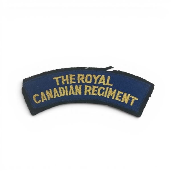 Royal Canadian Regiment Shoulder Flash