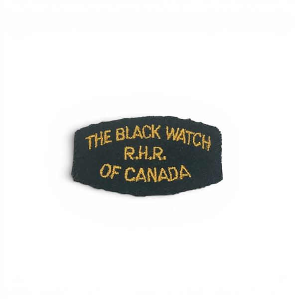 Black Watch (Royal Highland Regiment) of Canada CF Green Service Dress Flash