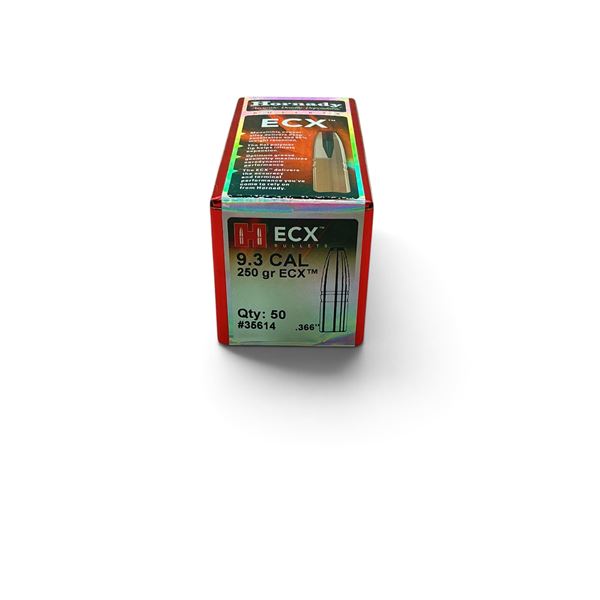 Hornady ECX 9.3 Cal .366" 250 Grain Projectiles, 50 Qty