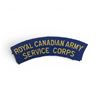Image 1 : Royal Canadian Army Service Corps Shoulder Flash