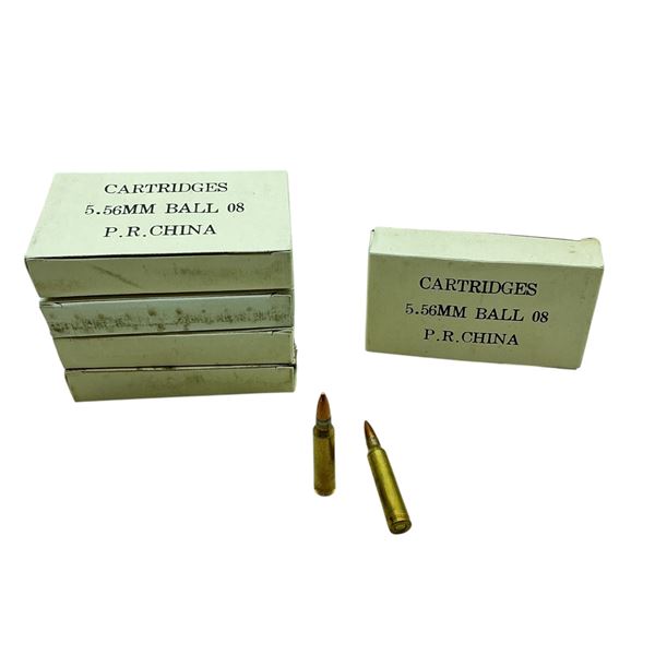 Chinese 5.56mm, FMJ Ball Ammunition, 100 Rounds