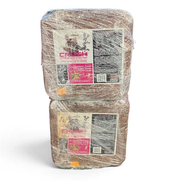 Ani Logics Signature Series 'Crush' Whitetail Deer Attractant in Sugar Beet Approx 20 Lb Block X 2