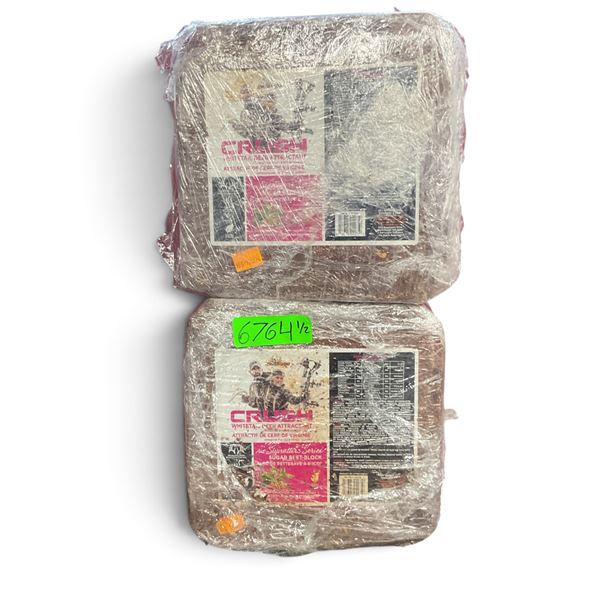 Ani Logics Signature Series 'Crush' Whitetail Deer Attractant in Sugar Beet Approx 20 Lb Block X 2