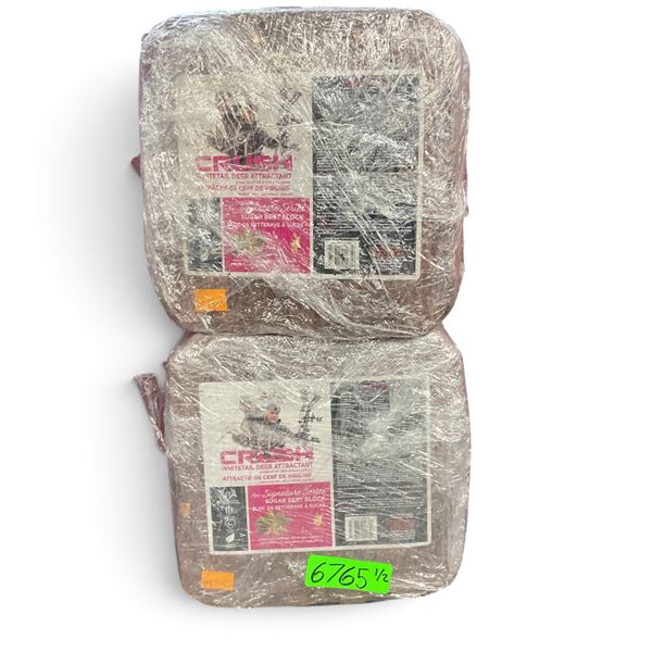 Ani Logics Signature Series 'Crush' Whitetail Deer Attractant in Sugar Beet Approx 20 Lb Block X 2