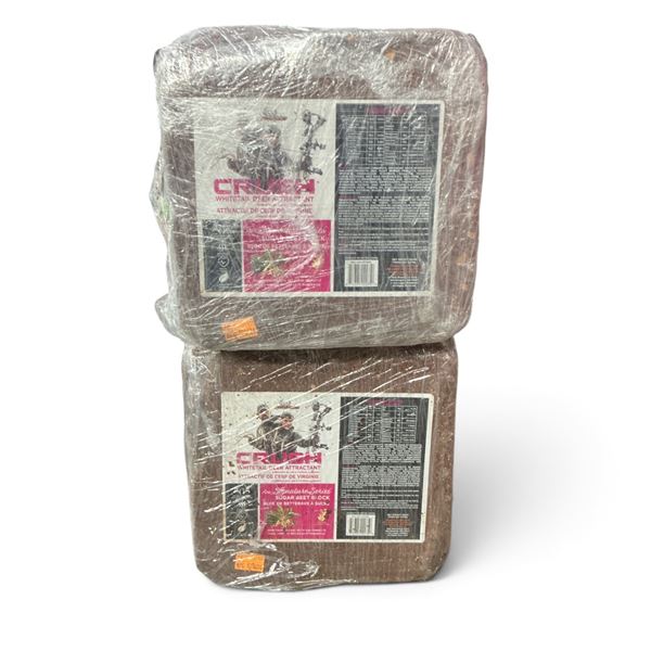Ani Logics Signature Series 'Crush' Whitetail Deer Attractant in Sugar Beet Approx 20 Lb Block X 2