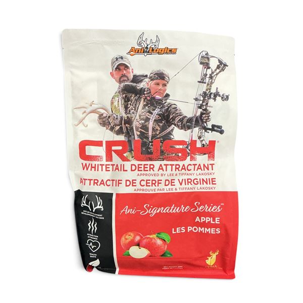 Ani Logics Signature Series 'Crush' Whitetail Deer Attractant in Apple 5 L Bag X 6 Pc Case