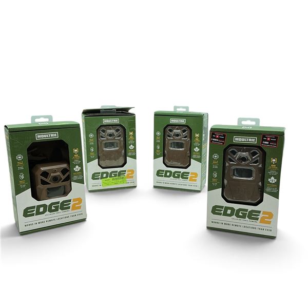 Moultrie Edge 2 36 MP Photo Cellular Trail Camera X 4