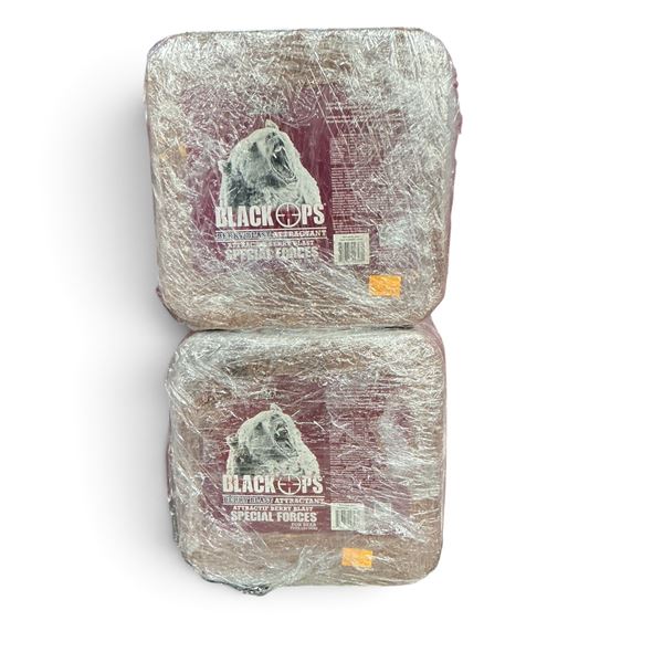 Ani Logics Black Ops Special Forces Bear Attractant in Berry Blast, Approx 20 Lb Blocks X 2