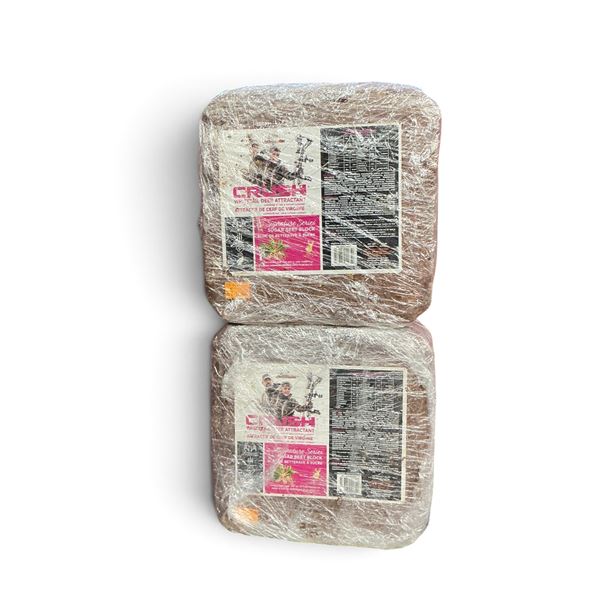 Ani Logics Signature Series 'Crush' Whitetail Deer Attractant in Sugar Beet Approx 20 Lb Block X 2