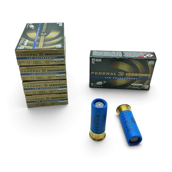 Federal Premium Law Enforcement, 12 Ga, 2-3/4, Truball HP Rifled Slugs Ammunition