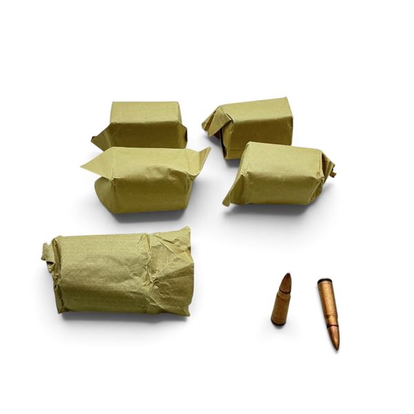 Surplus 7.62x39, 123 Grain FMJ Corrosive Ammunition, 125 Rounds
