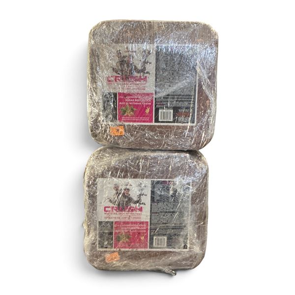 Ani Logics Signature Series 'Crush' Whitetail Deer Attractant in Sugar Beet Approx 20 Lb Block X 2