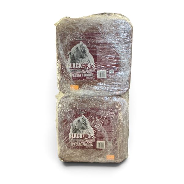 Ani Logics Black Ops Special Forces Bear Attractant in Berry Blast, Approx 20 Lb Blocks X 2