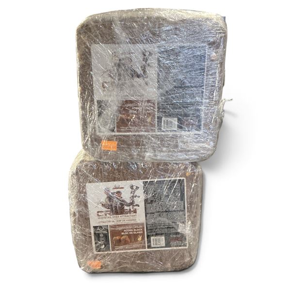 Ani Logics Signature Series 'Crush' Whitetail Deer Attractant in Acorn Approx 20 Lb Block X 2