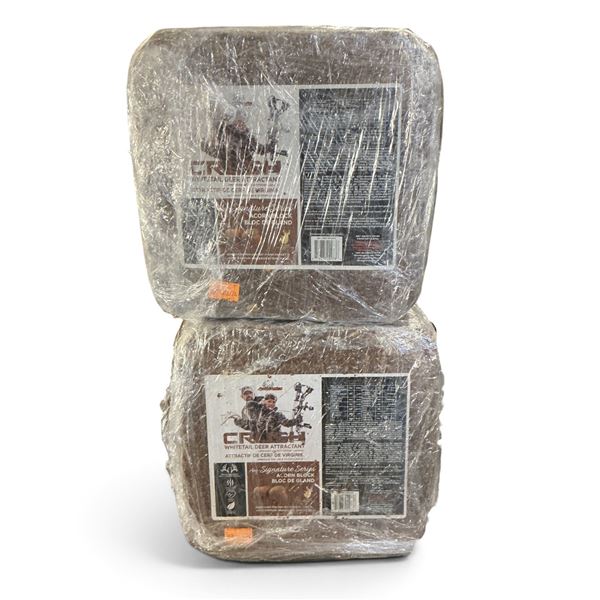 Ani Logics Signature Series 'Crush' Whitetail Deer Attractant in Acorn Approx 20 Lb Block X 2
