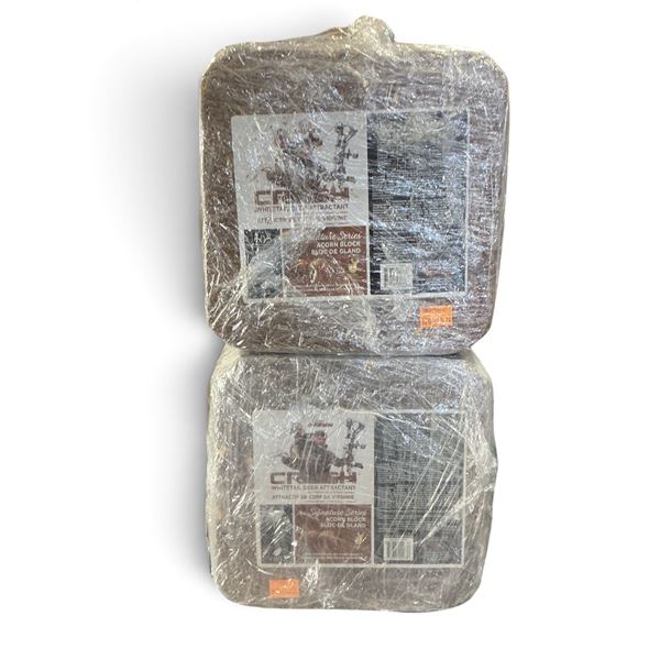 Ani Logics Signature Series 'Crush' Whitetail Deer Attractant in Acorn Approx 20 Lb Block X 2