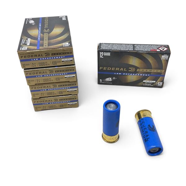 Federal Premium Law Enforcement 12 Ga 2-3/4", Truball HP Rifled Slug Ammunition, 25 Rounds