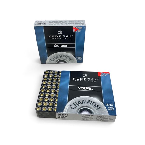 Federal Champion Shotshell Primers 209A, QTY 200