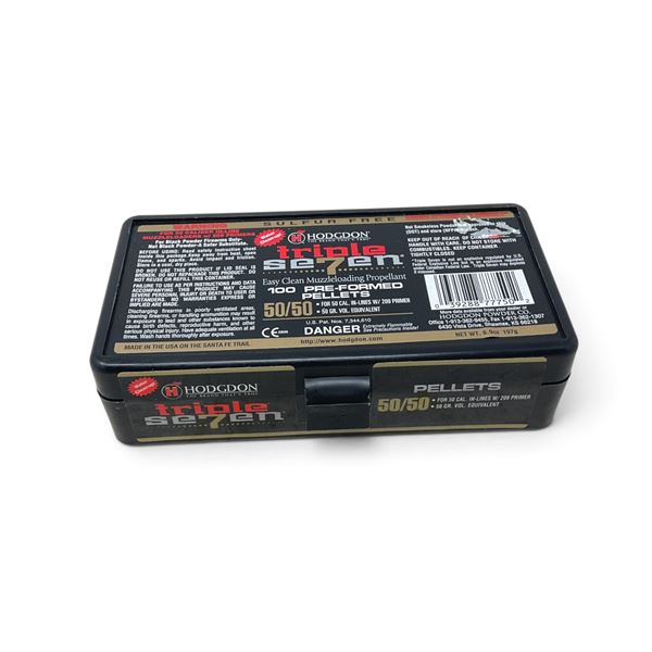 Hodgdon Triple Seven 50/50 Pellets 50 Cal, 50 Grain, QTY 100
