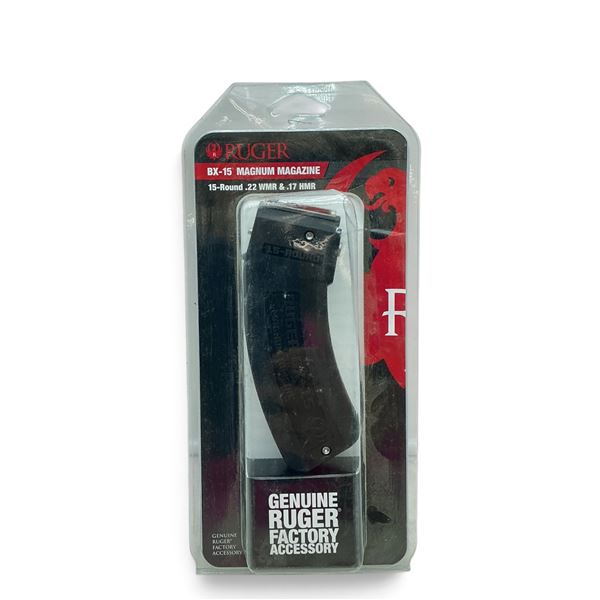 Ruger BX-15 Magnum (22 WMR and 17 HMR) 15 Round Magazine