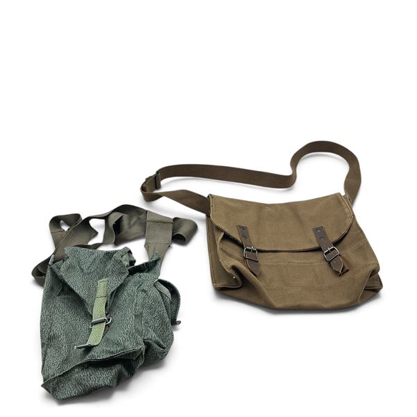 Shoulder Bag, 11" X 11",  and Small Bag, 8" X 6" with Straps