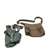 Image 1 : Shoulder Bag, 11" X 11",  and Small Bag, 8" X 6" with Straps