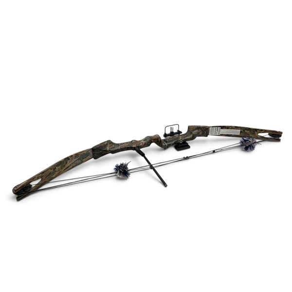 Bear Shadow Compound Bow 26" Draw Length 60Lb Draw Weight With Accra Sight Quiver Hard Case W/Arrows