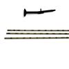 Image 7 : Bear Shadow Compound Bow 26" Draw Length 60Lb Draw Weight With Accra Sight Quiver Hard Case W/Arrows