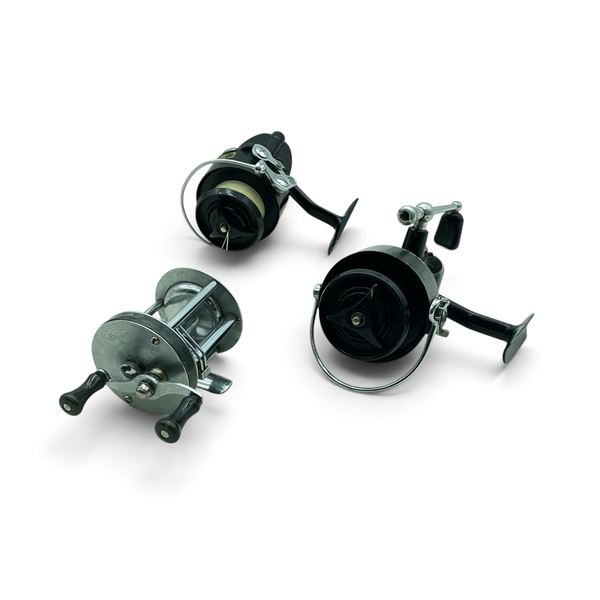 Mitchell Model 330, Shakespeare Triumph and Mitchell 301 Vintage Reels