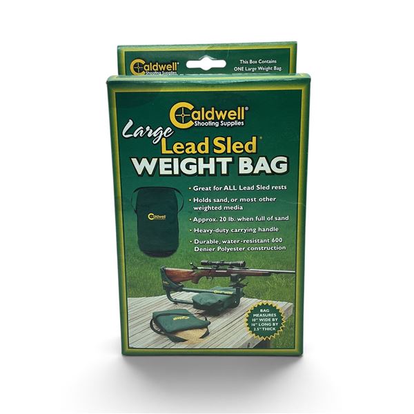 Caldwell Lead Sled Weight Bag Size Large, Empty