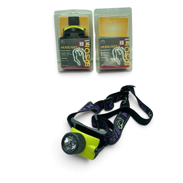 Bison Lightweight Headlight X 2