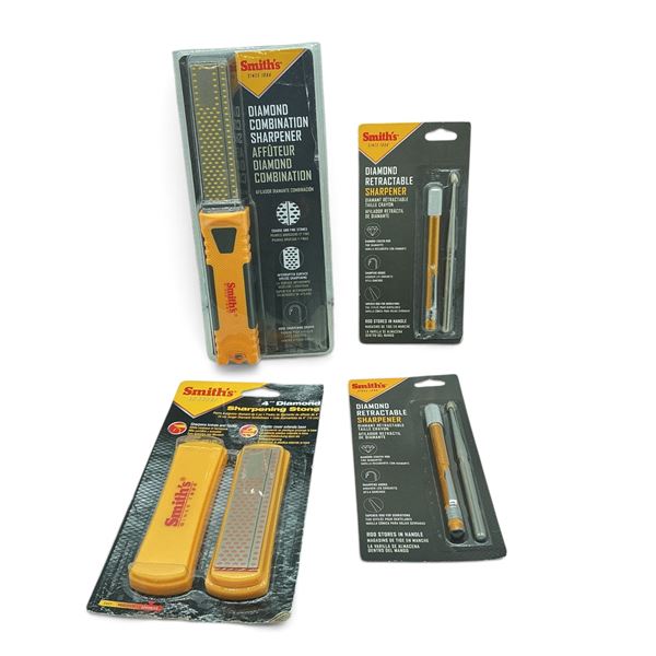 Smith's 4" Diamond Sharpening Stone, a Combo and Sharpeners