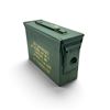 Image 1 : Metal Ammo Can, 10 1/2" X 7" X 3 1/2", ODG