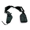 Image 1 : Nylon Holster on Harness with Mag Pouch, Black
