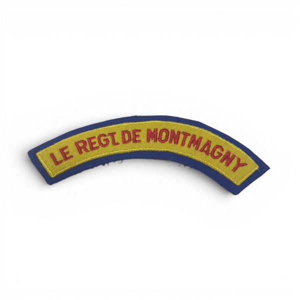 Le Regiment de Montmagny Shoulder Flash