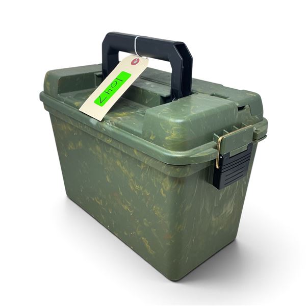 Plano 50 Cal Field Box with Tray, 15" X 10" X 8", ODG