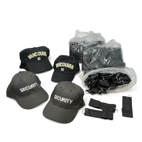 Security and Vancouver Hats X 12 Total, Key Holders