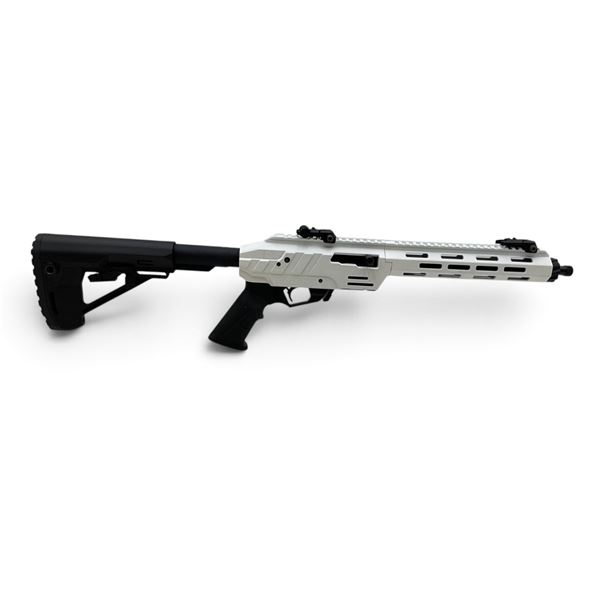 Adler RF-224 Semi Auto Rifle .22LR 11.6" Threaded Barrel White With Adjustable Stock