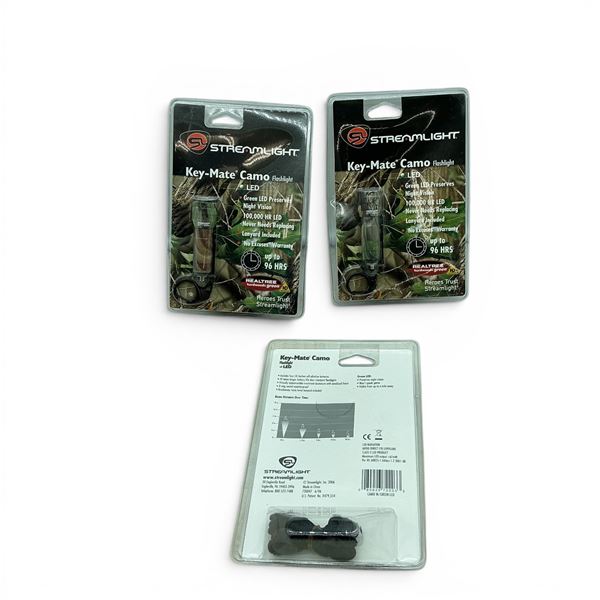 Streamlight Key-Mate LED Camo Flashlight X 3