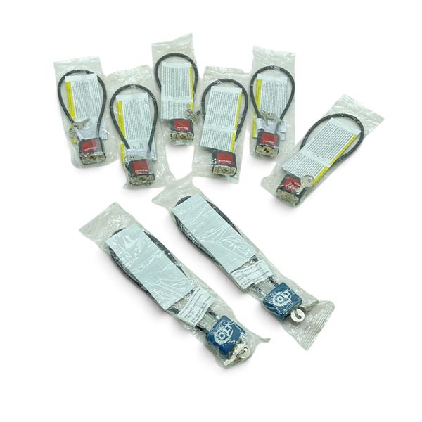 Assorted Cable Locks X 8